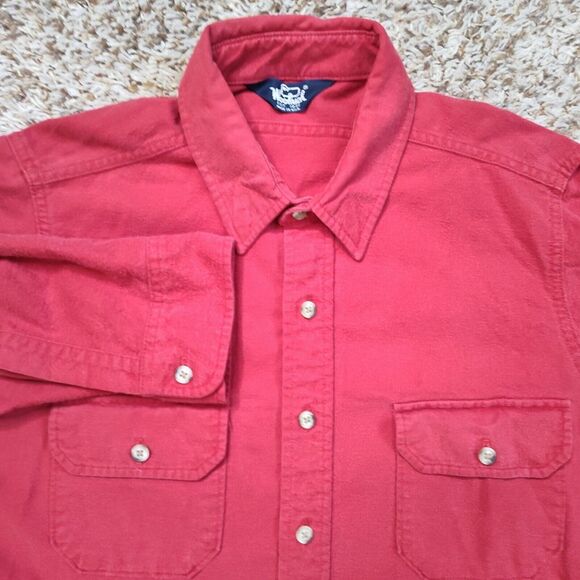 Woolrich Other - Vintage Woolrich Men Size L Chamois USA Long Sleeve Button Up Shirt